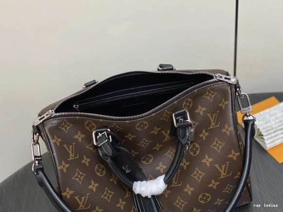 Cheap Vuitton Speedy Soft Louis 30 Dark 0821